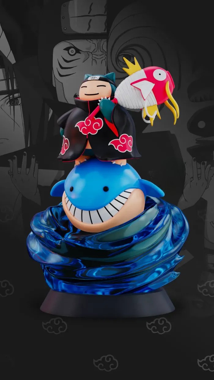 Ronflex x Kisame Hoshigaki (Pokémon x Naruto)