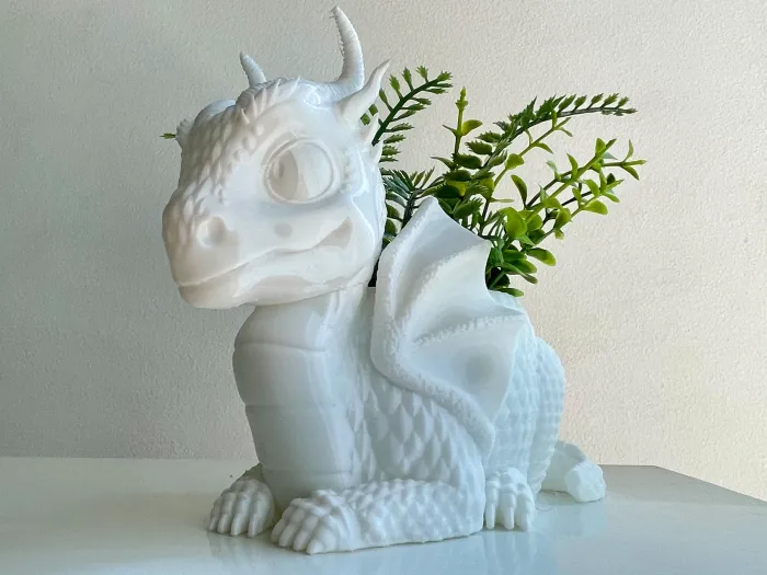 Pot à plantes dragon