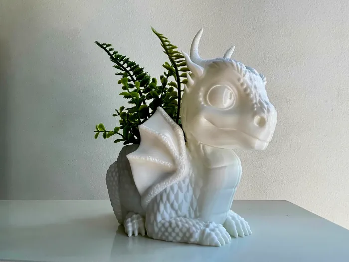 Pot à plantes dragon