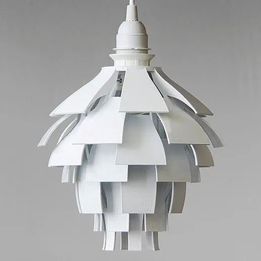 Éclat du diamant –  Lampe Suspension Sculptée