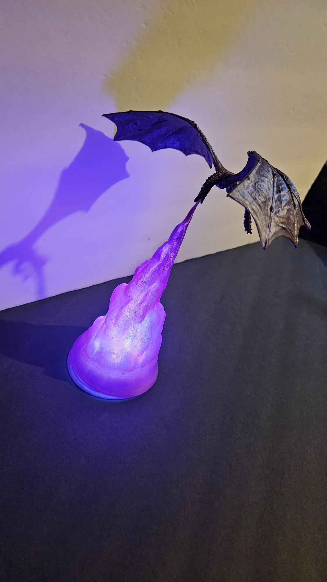 Lampe flamme de dragon