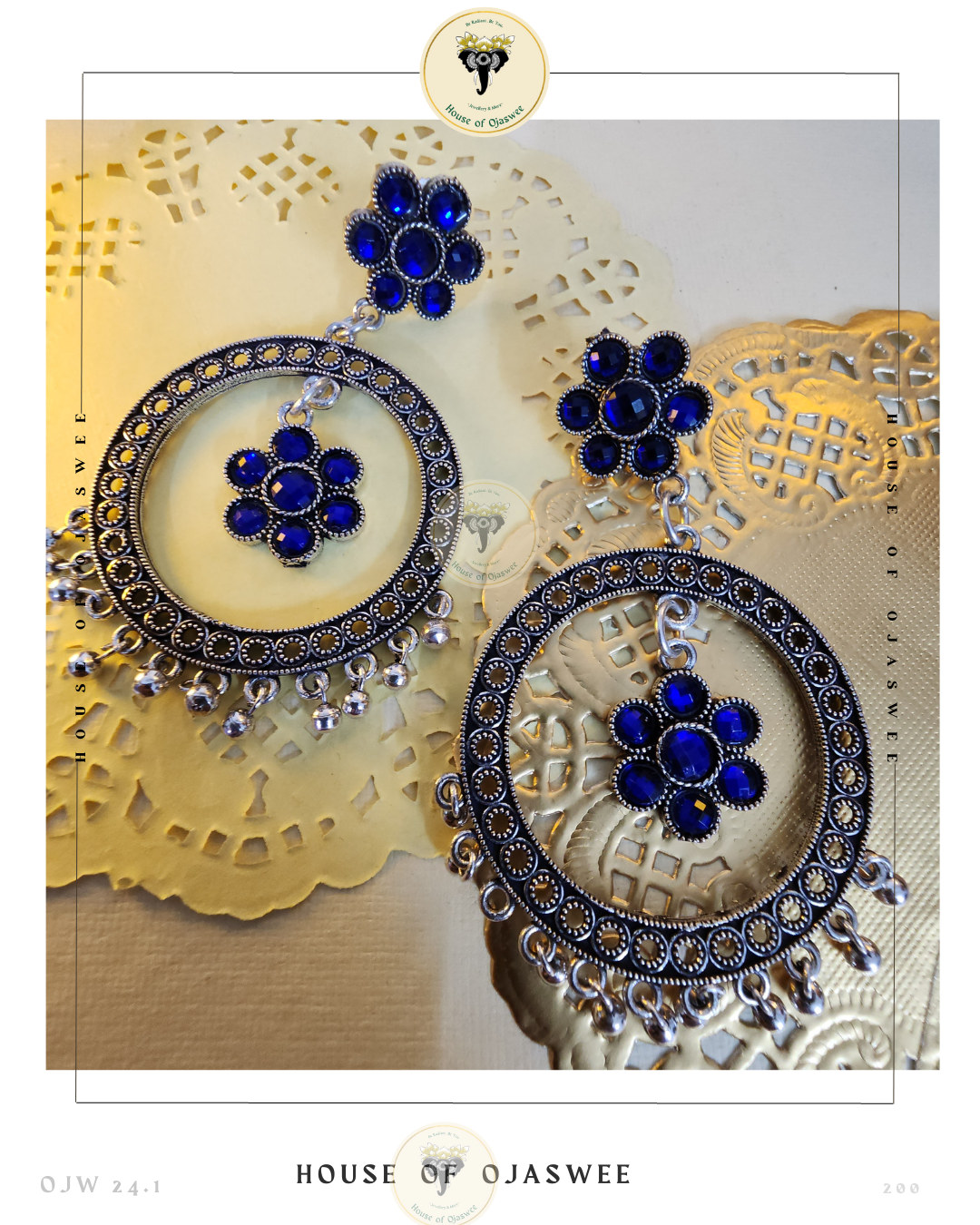 Oxidized Earrings