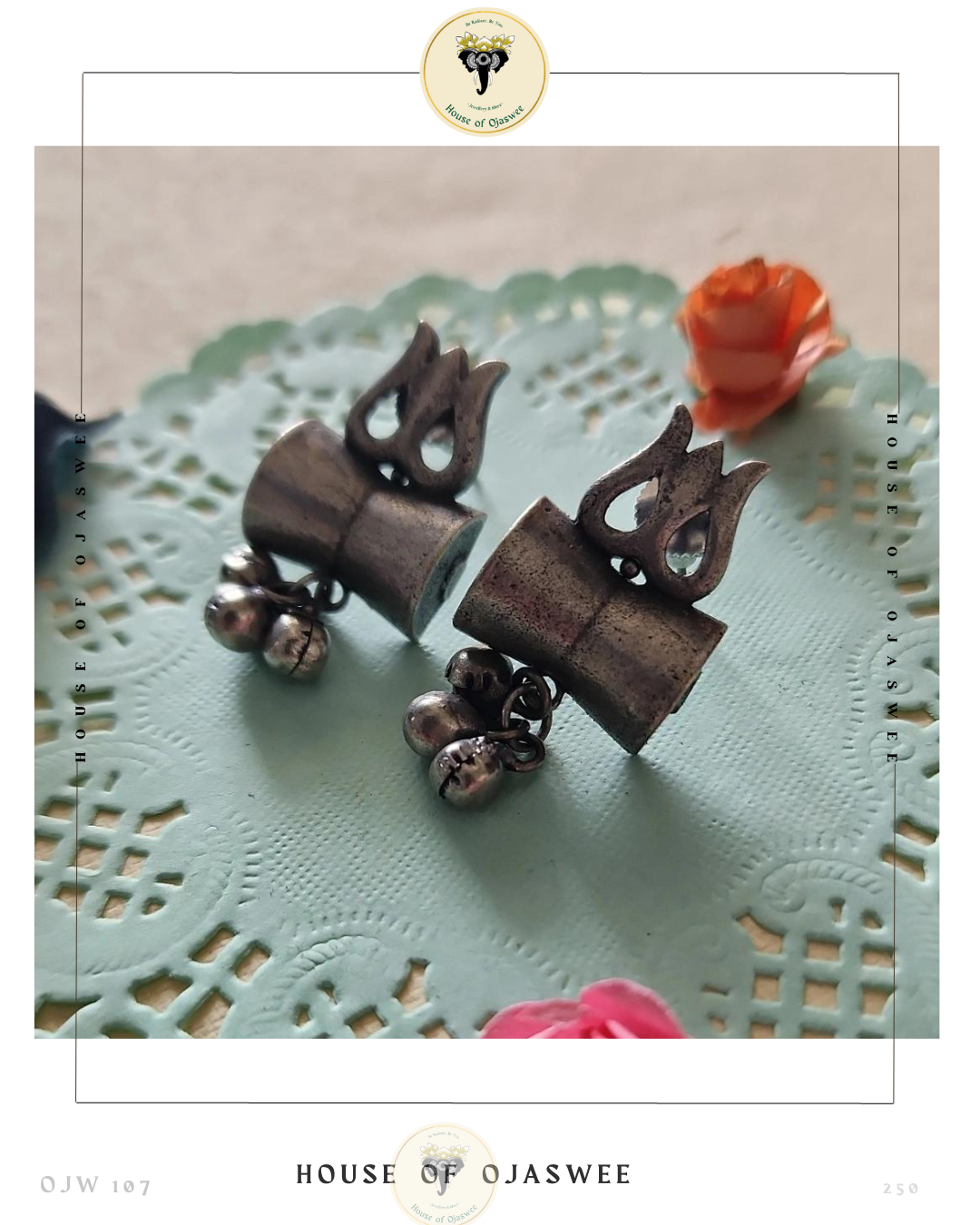 Oxidized Earrings
