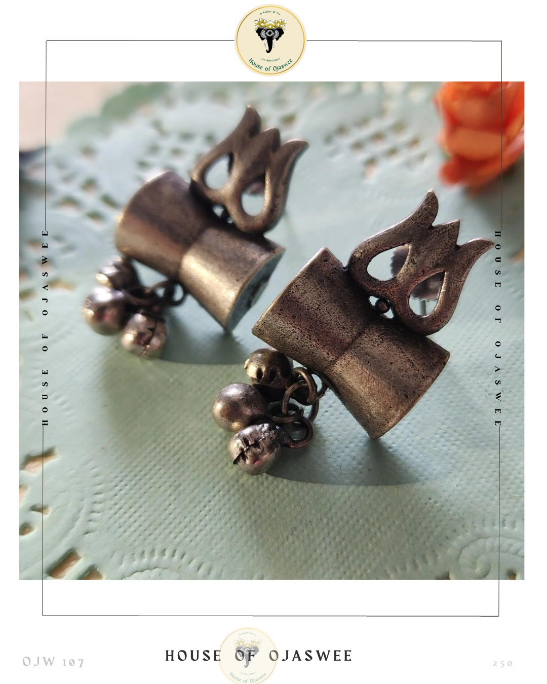 Oxidized Earrings