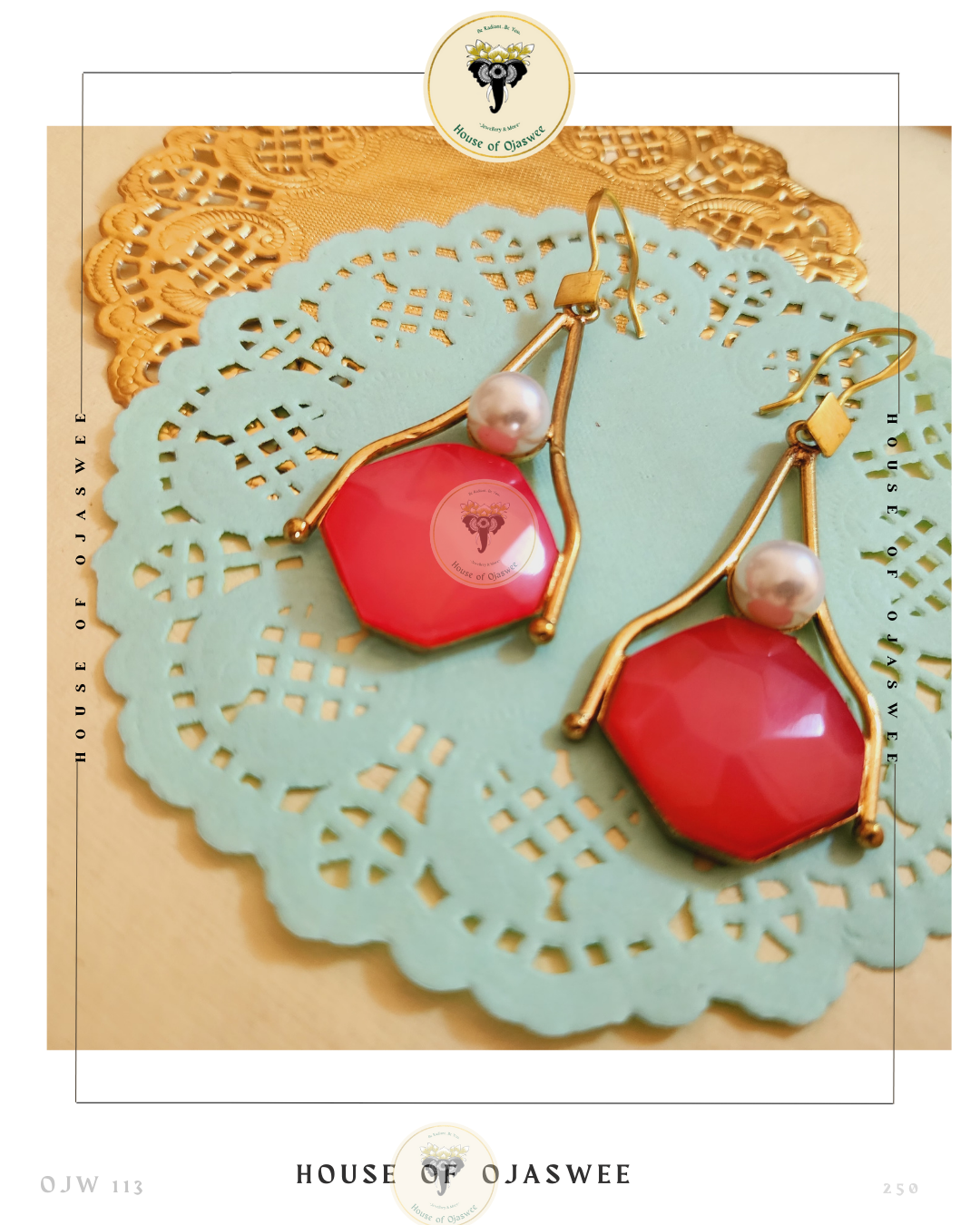 Matte Earrings - Pink 
