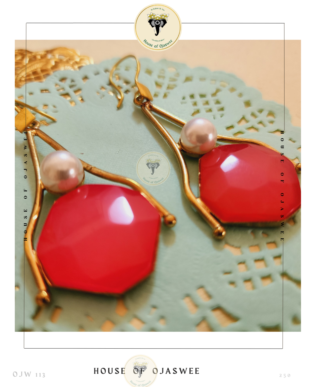 Matte Earrings - Pink 