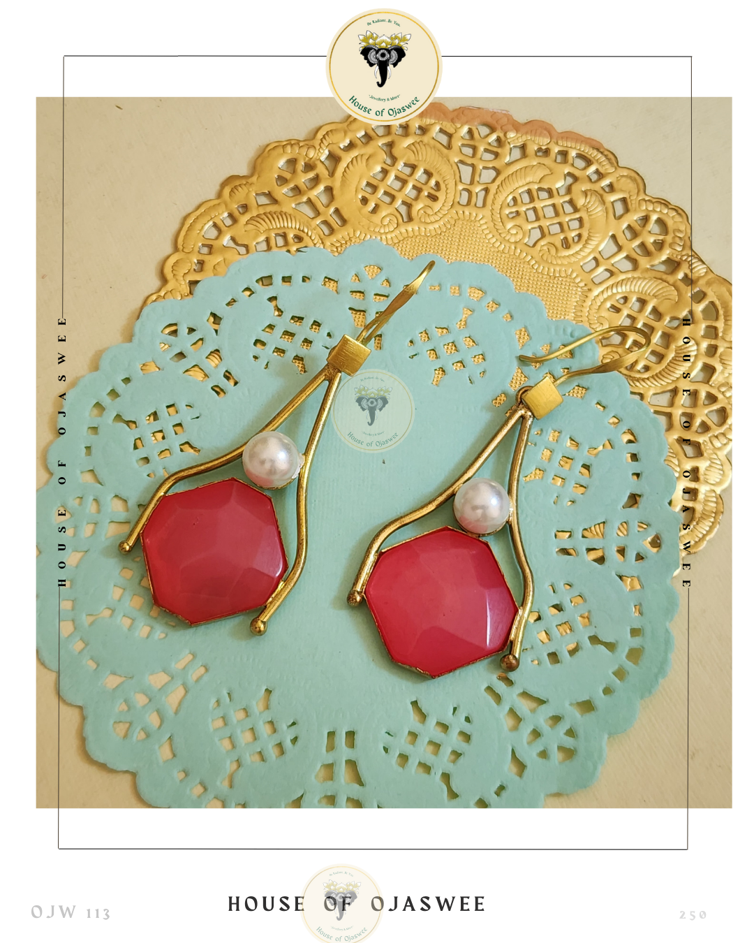 Matte Earrings - Pink 