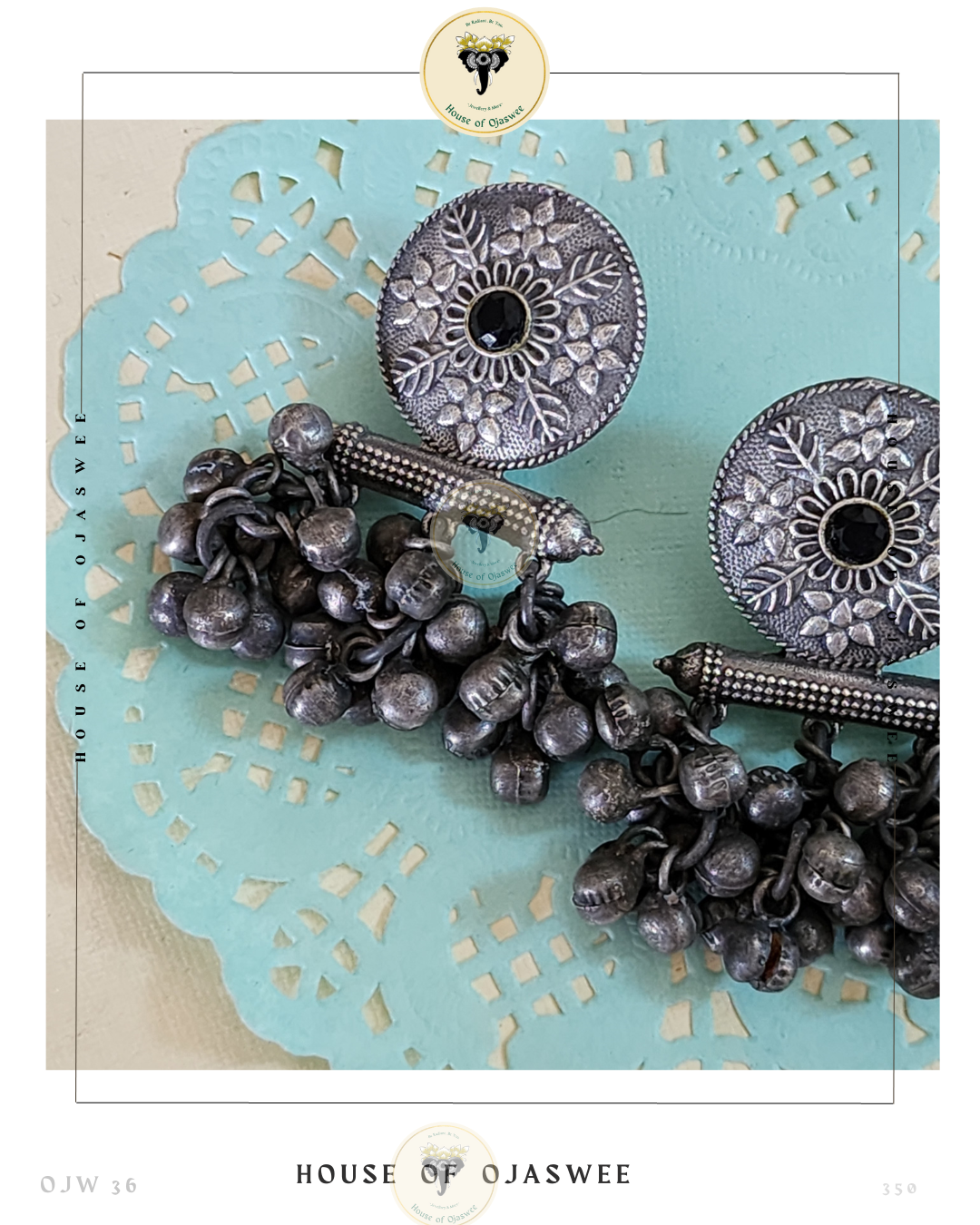 Oxidized Earrings