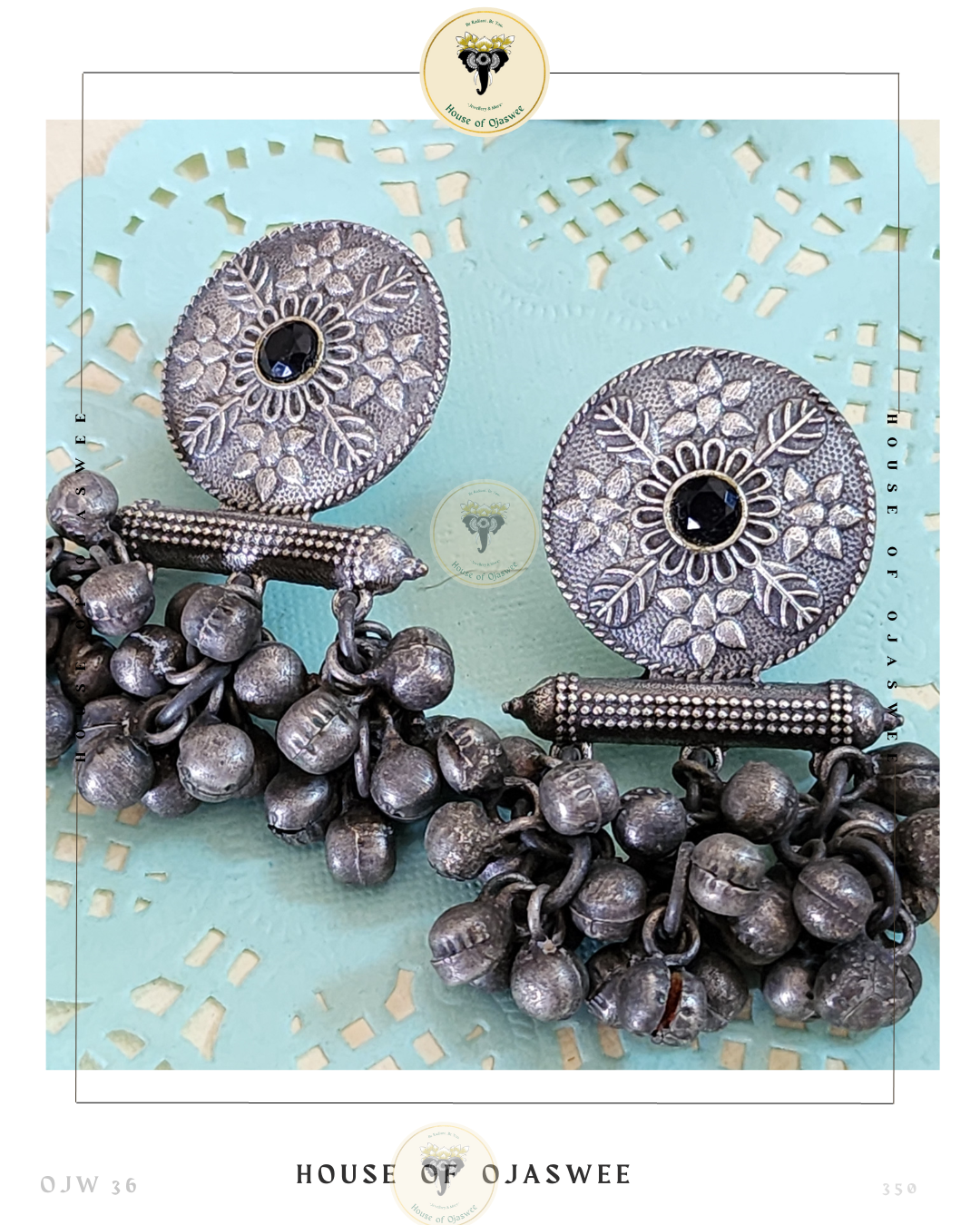 Oxidized Earrings