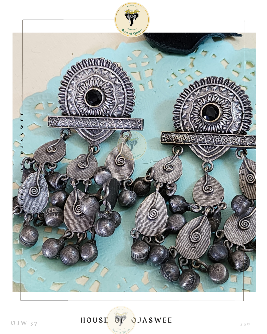 Oxidized Earrings