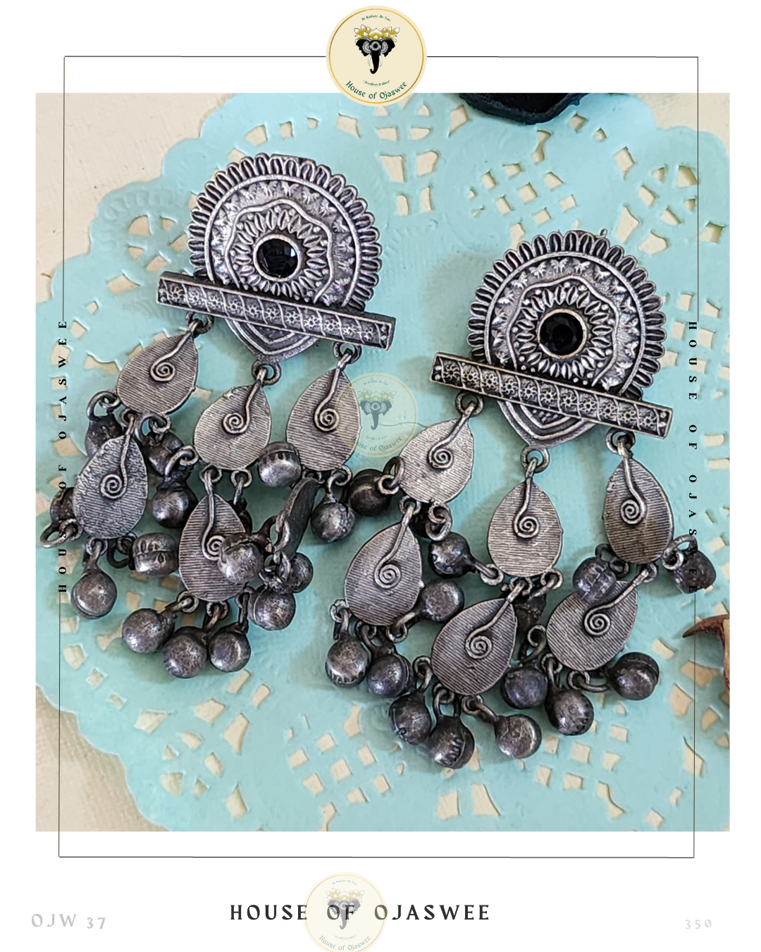 Oxidized Earrings