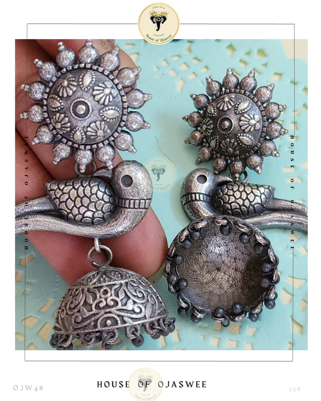 Oxidized Earrings