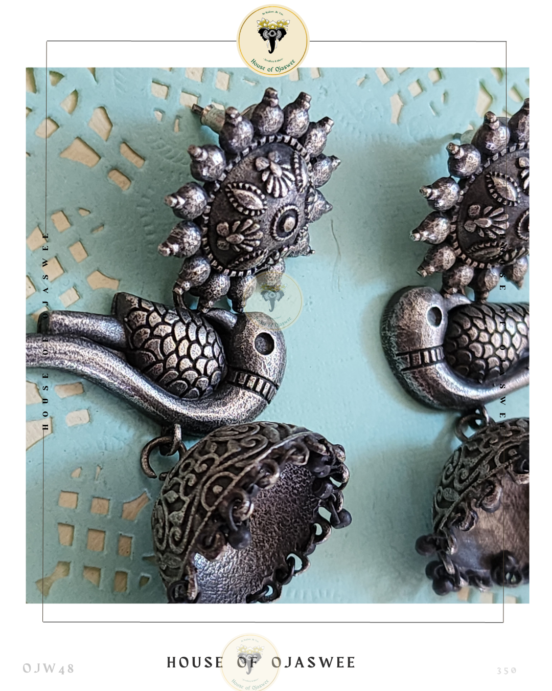 Oxidized Earrings