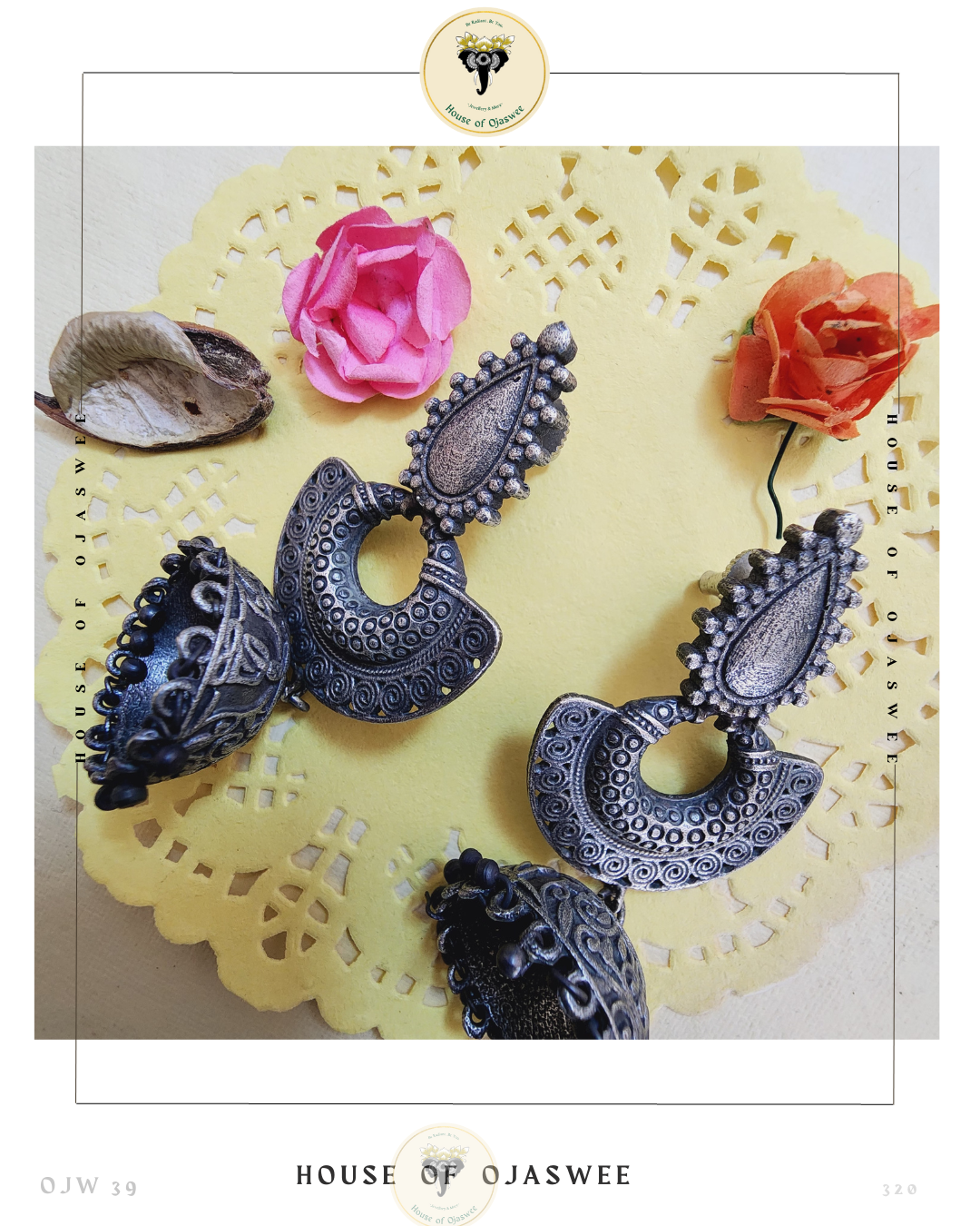 Oxidized Earrings
