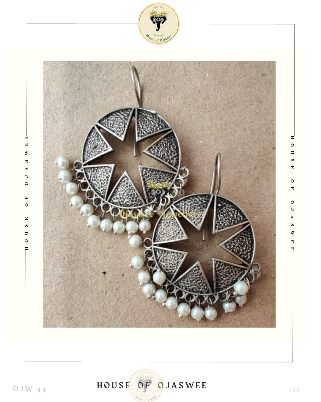 Oxidized Earrings