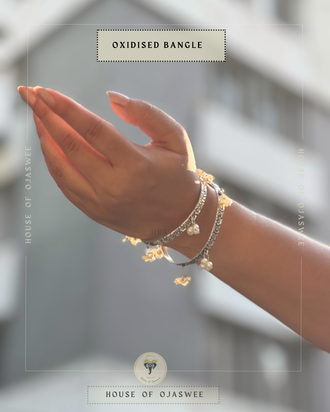 Oxidized Bangles - size 2X4