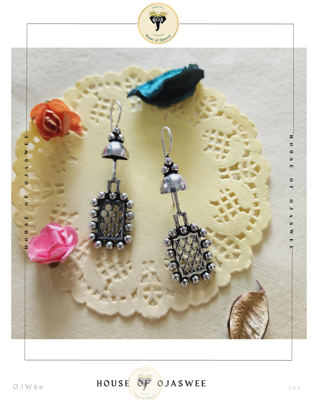 Oxidized Earrings