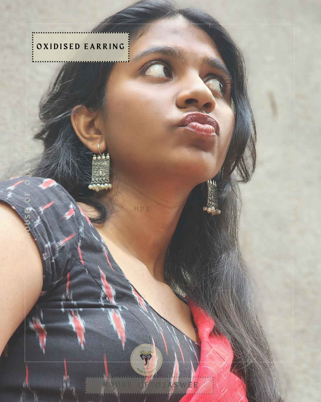 Oxidized Earrings 