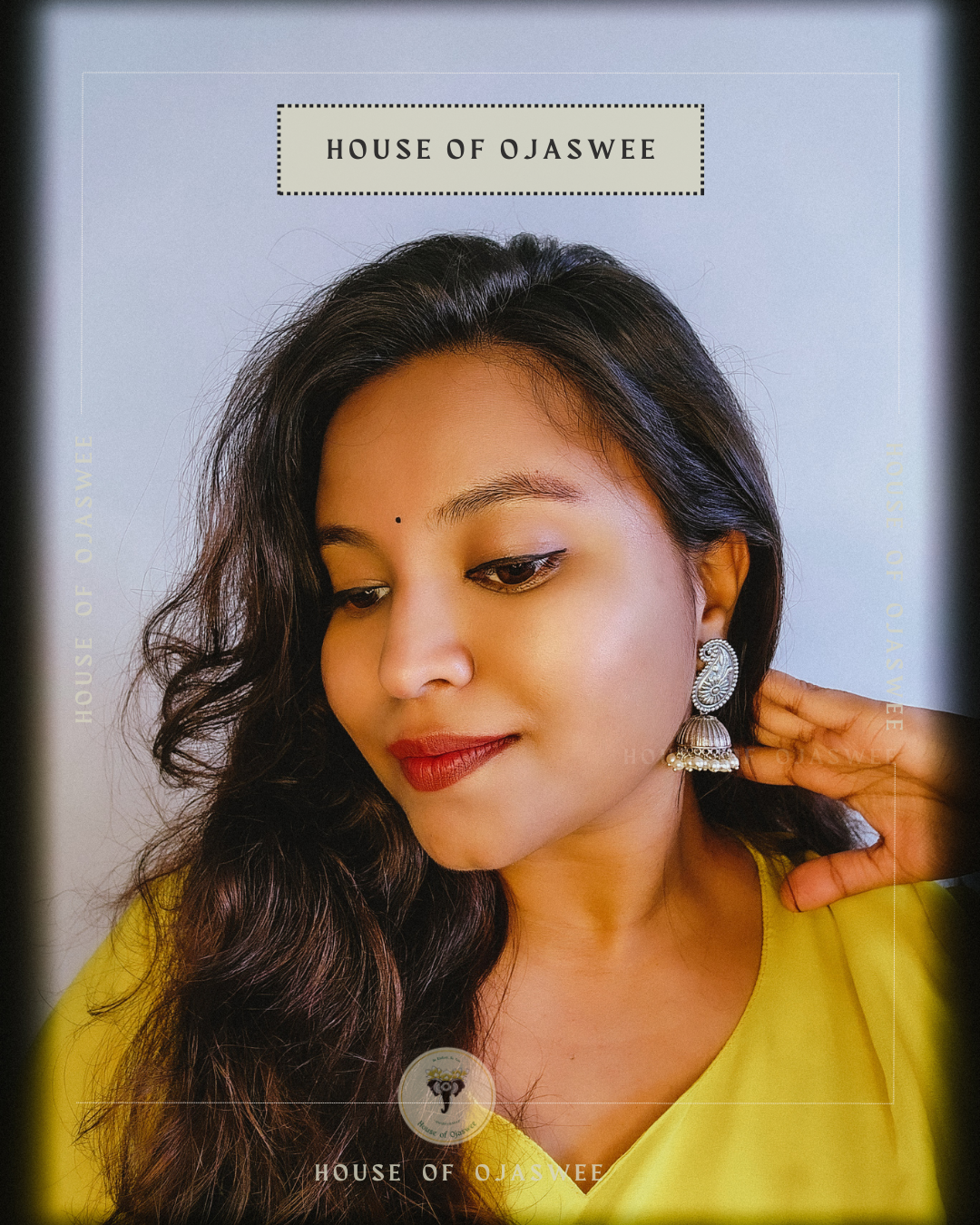 Oxidized Earrings - Mango Design
