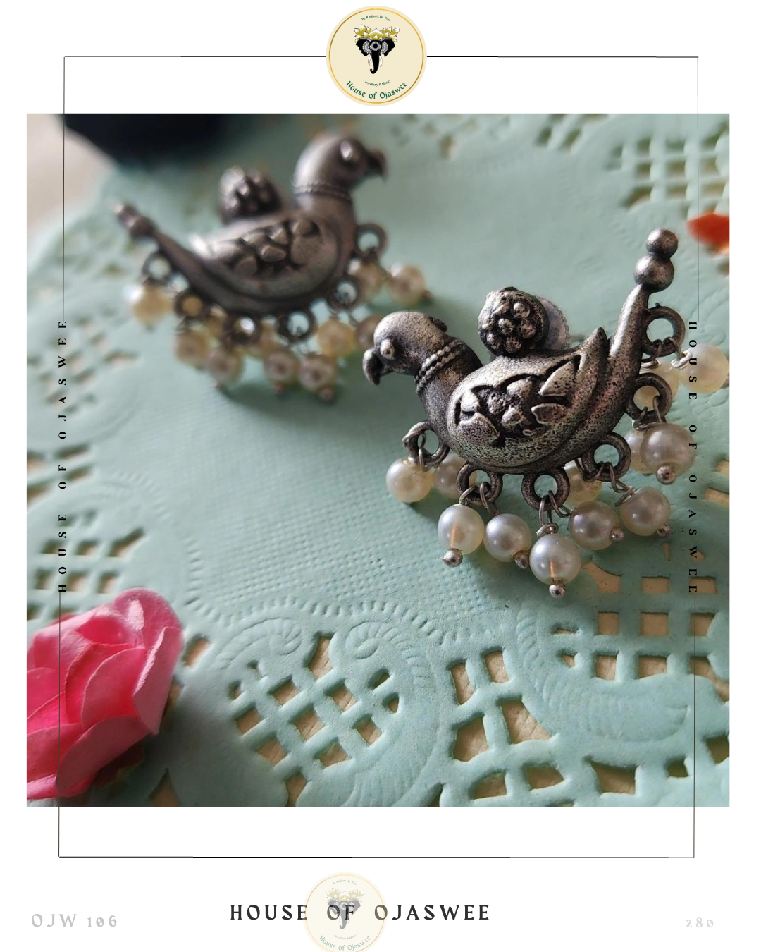Oxidized Earrings