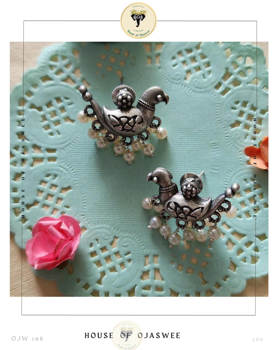 Oxidized Earrings 