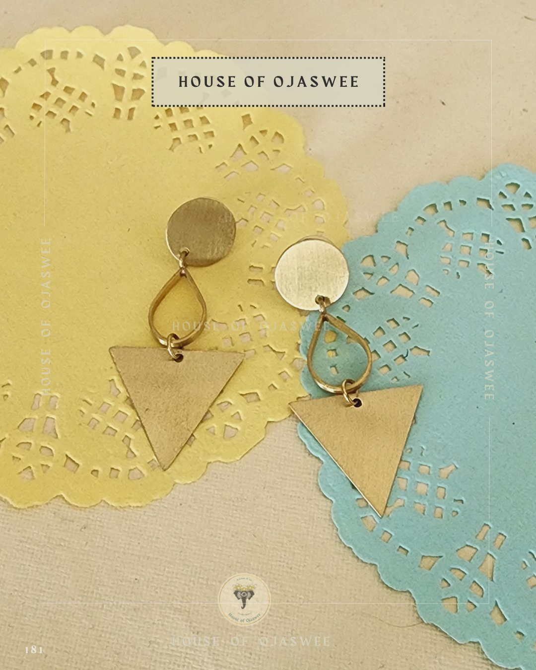 Matte Earrings - Triangle