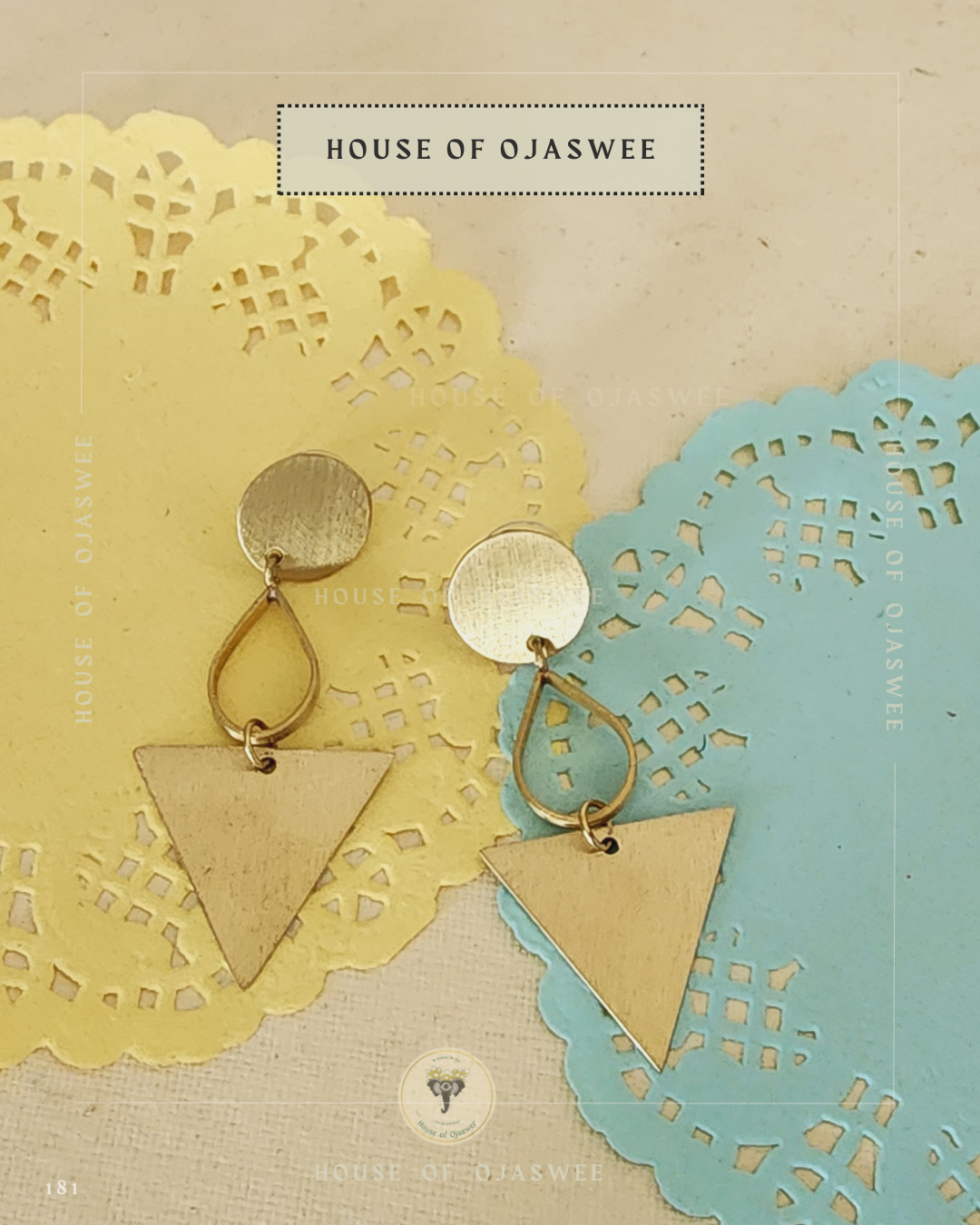 Matte Earrings - Triangle