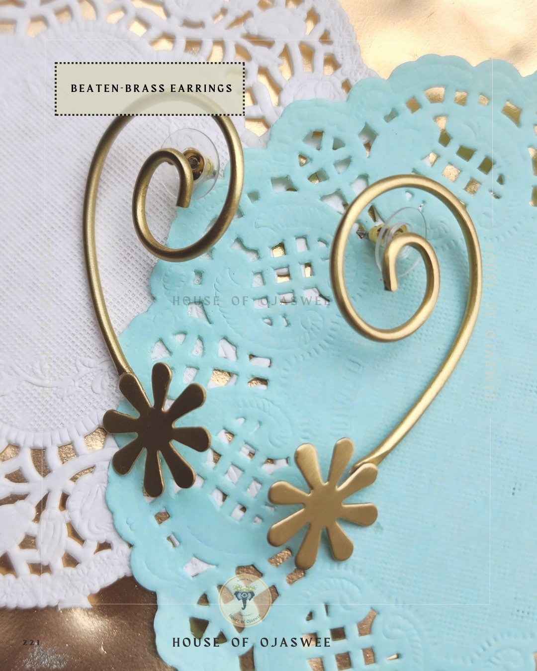 Matte Earrings - Flower
