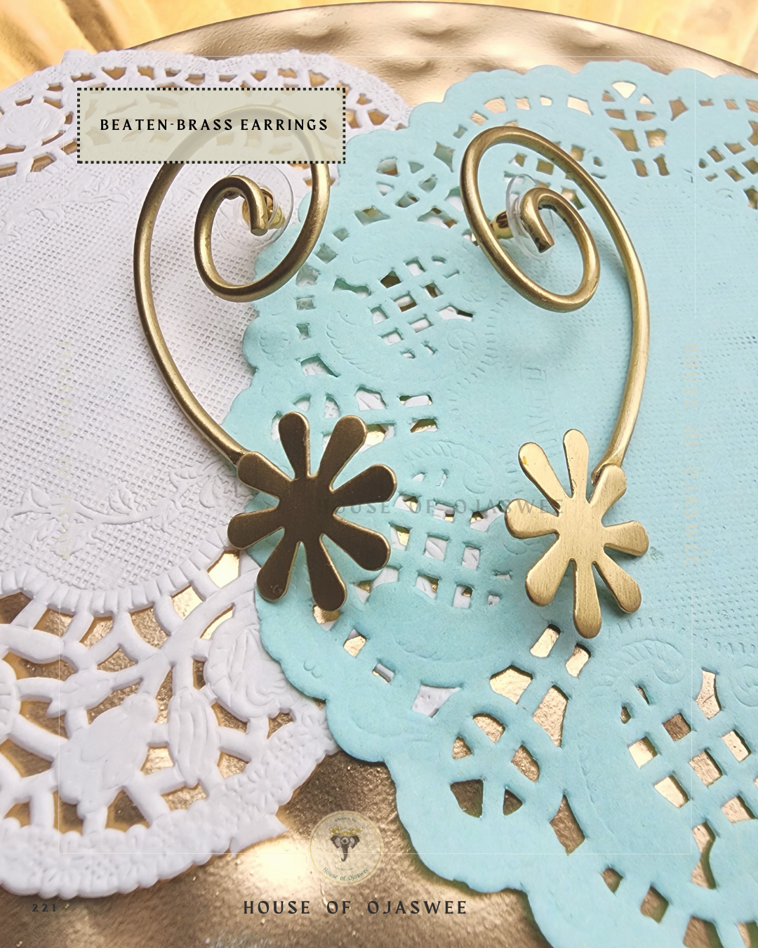 Matte Earrings - Flower