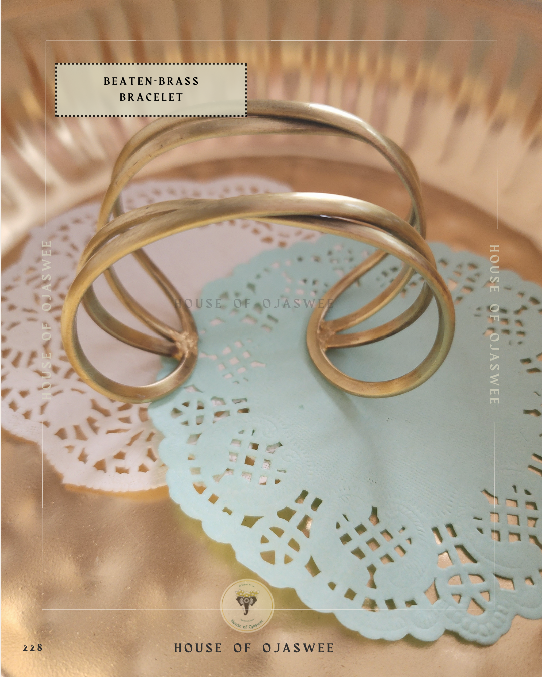 Matte Bracelet Criss-Cross
