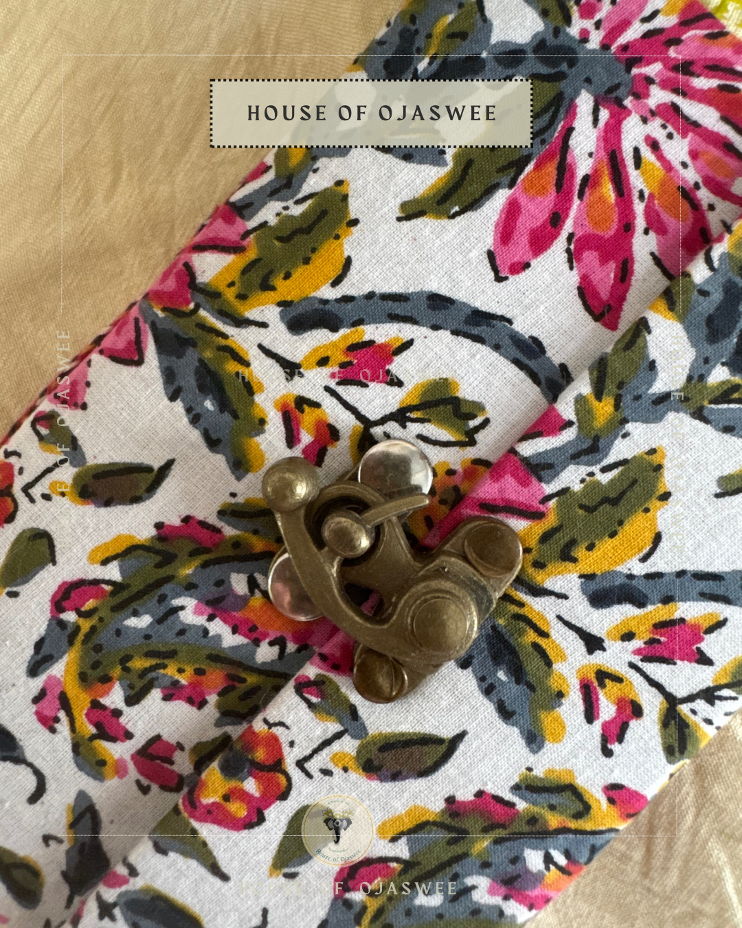 Fabric Diary - Floral Print (White)