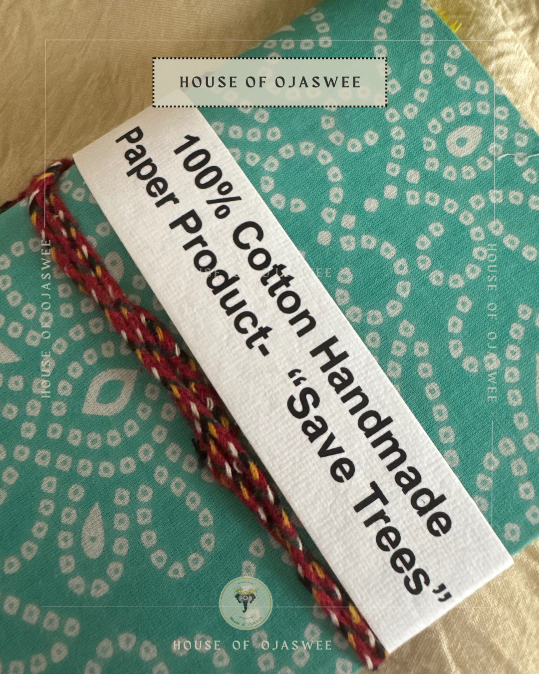 Fabric Diary - Bandhani Print (Blue)