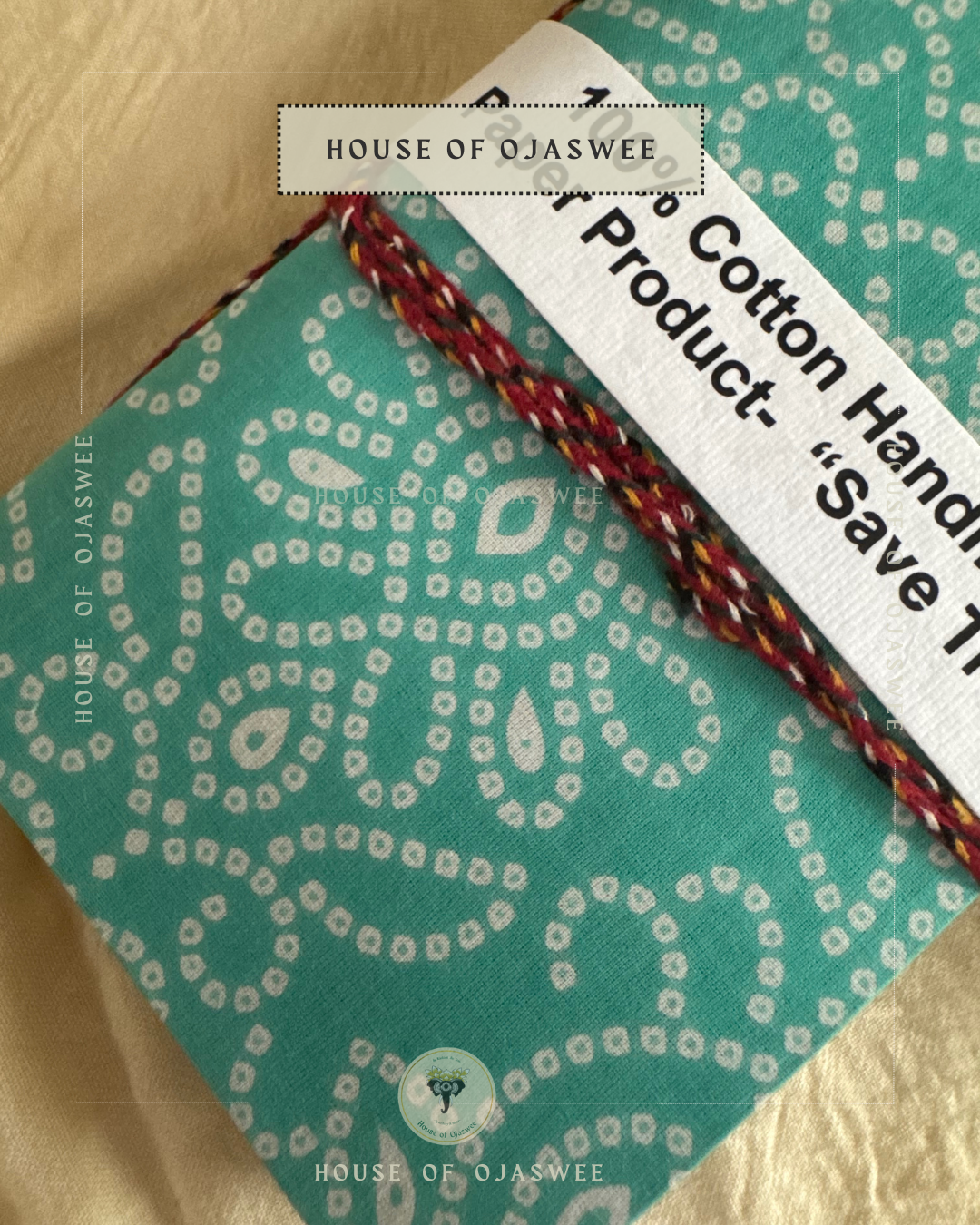 Fabric Diary - Bandhani Print (Blue)