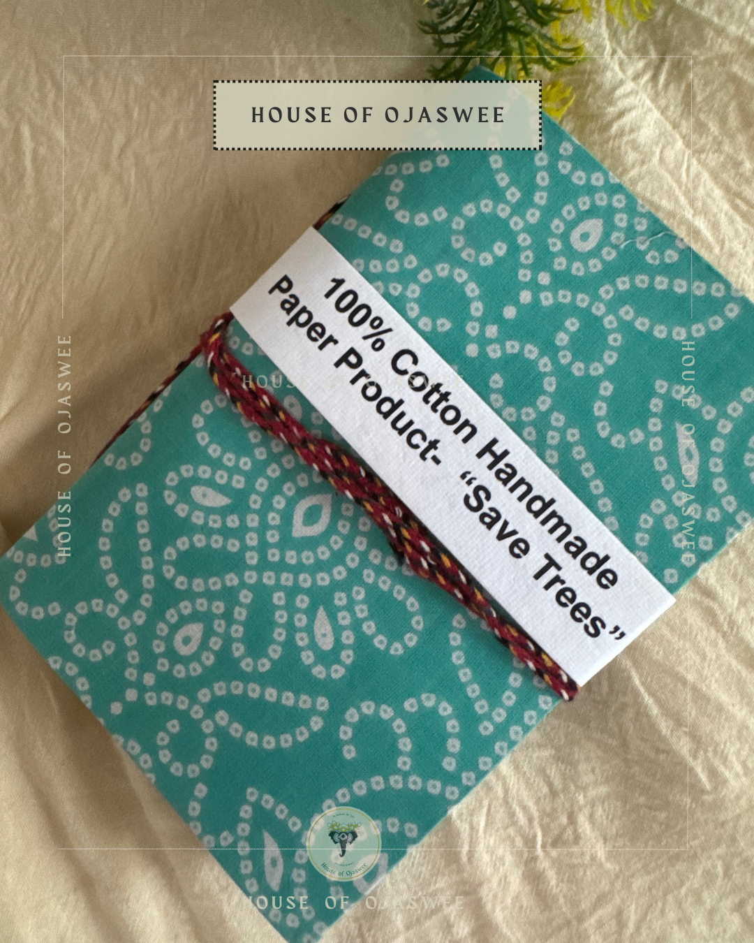 Fabric Diary - Bandhani Print (Blue)