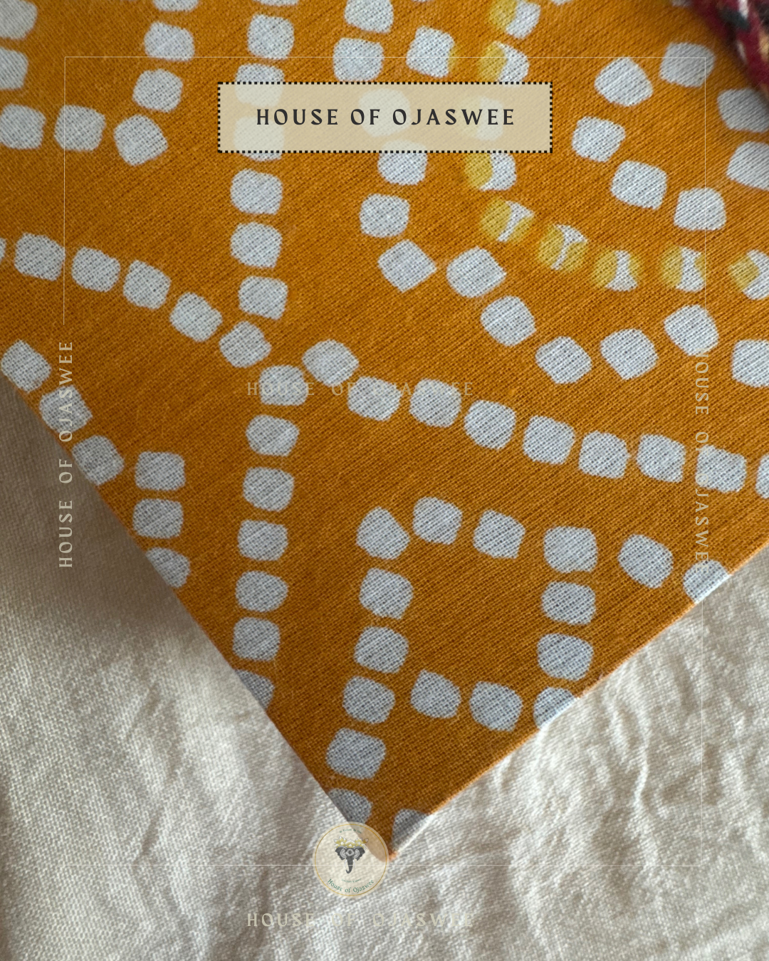Fabric Diary - Bandhani Print (Yellow)