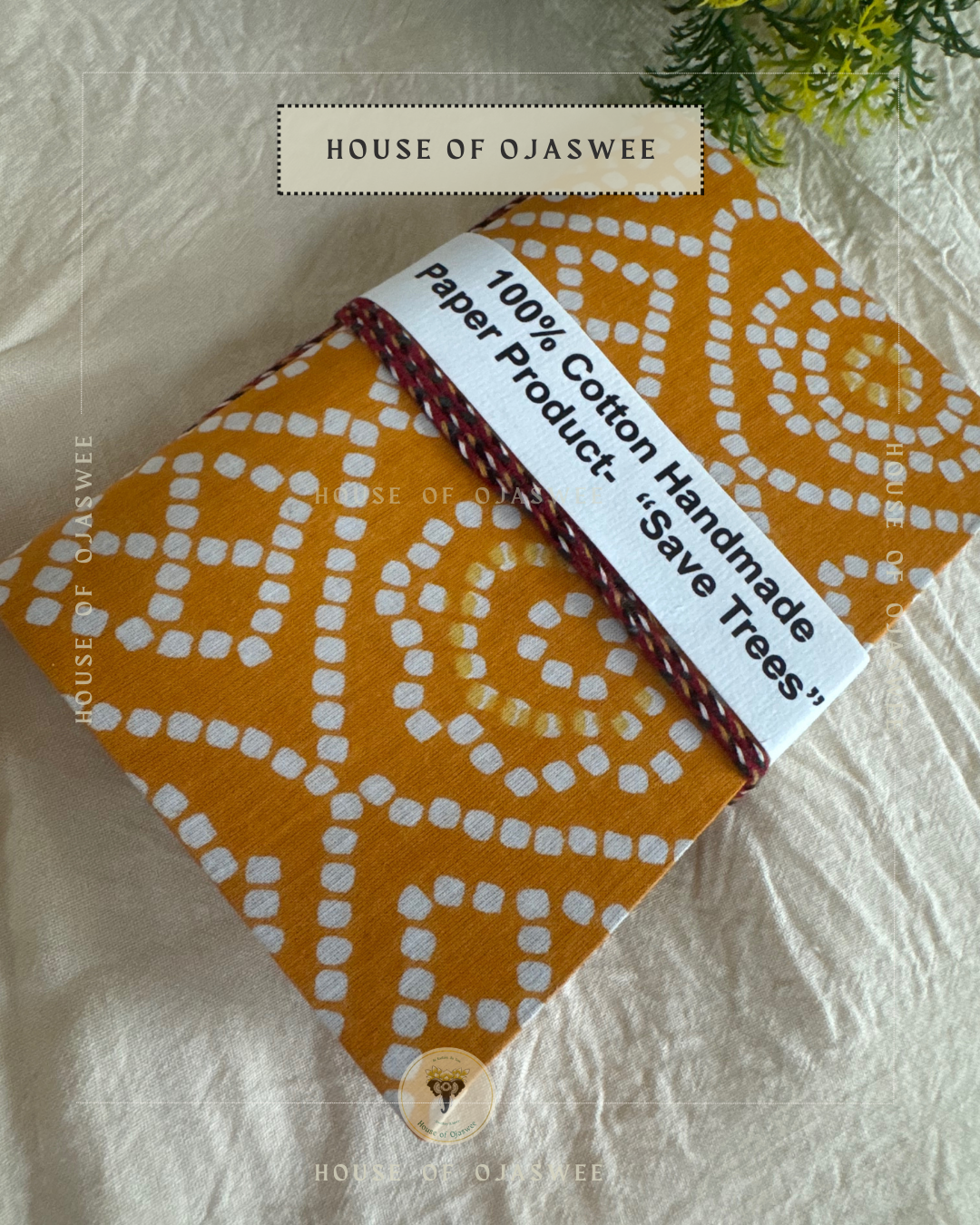 Fabric Diary - Bandhani Print (Yellow)