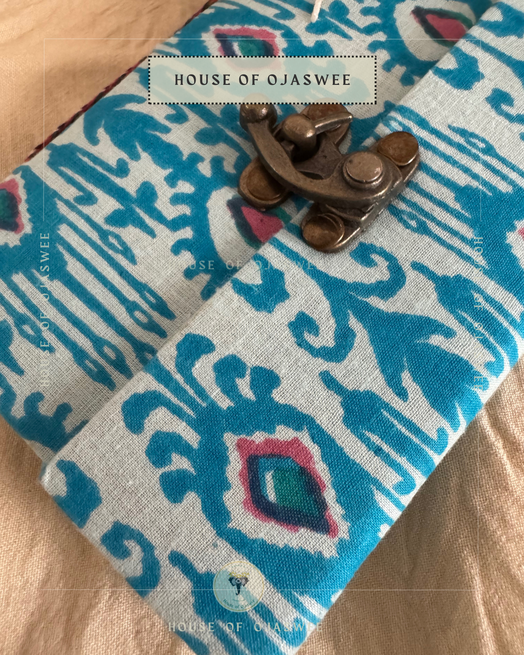 Fabric Diary - Abstract Print (Blue)