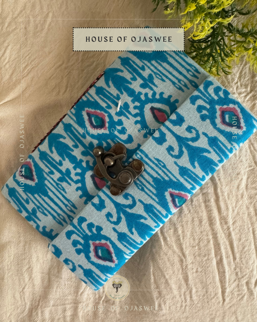 Fabric Diary - Abstract Print (Blue)