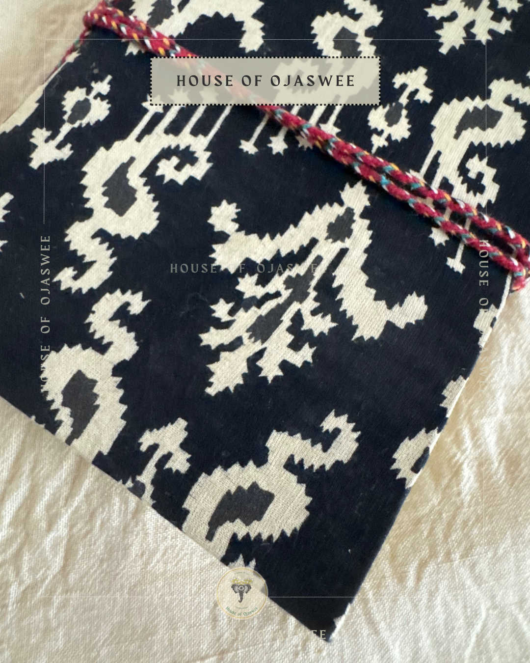 Fabric Diary - Abstract Print (Black)