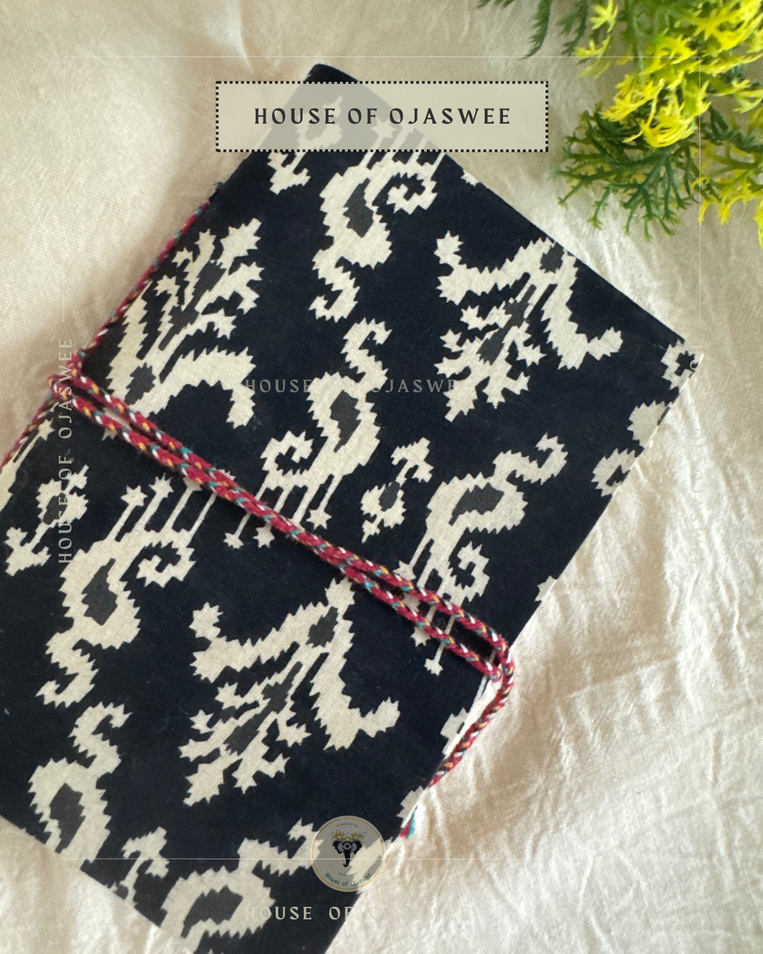 Fabric Diary - Abstract Print (Black)