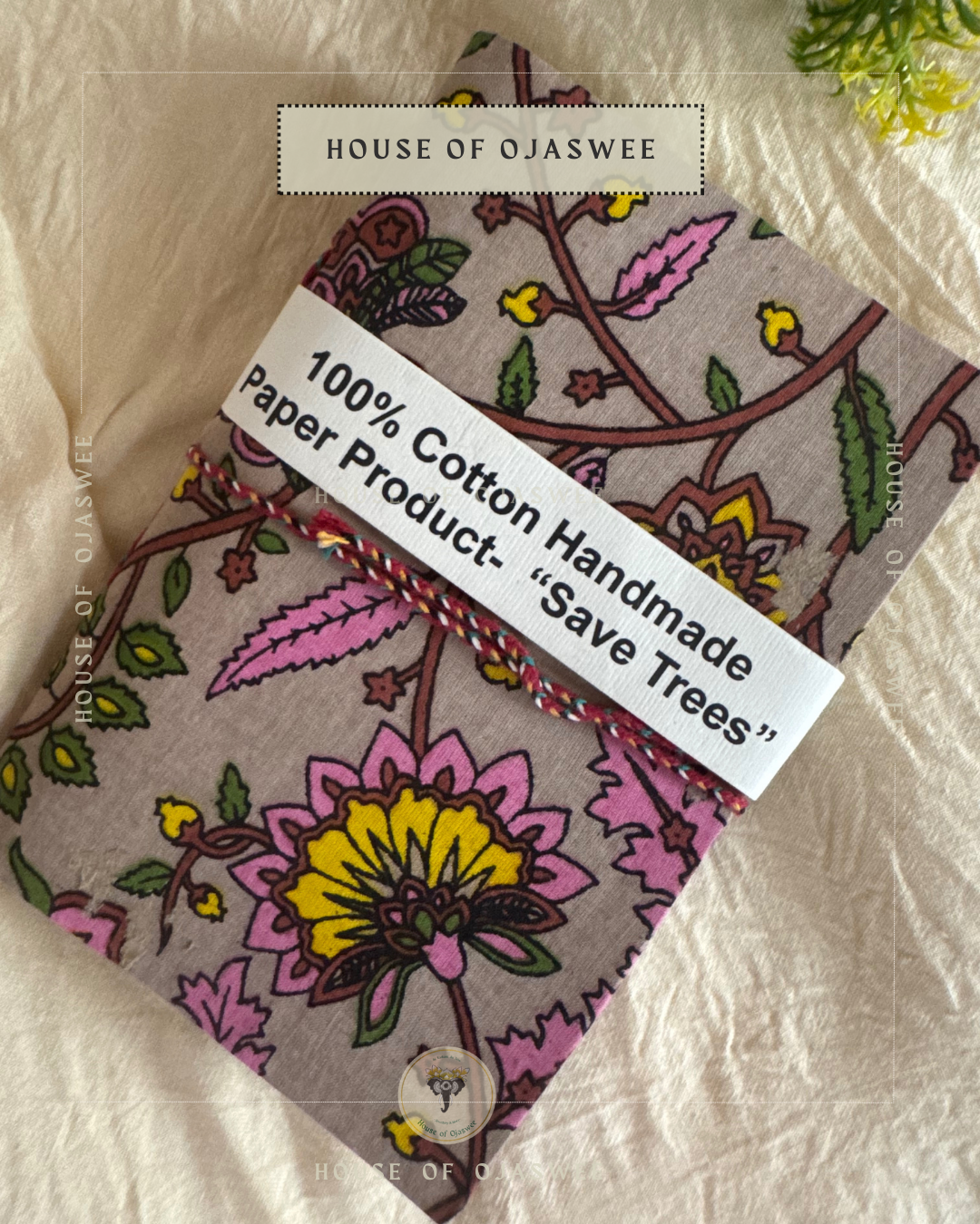 Fabric Diary - Floral Print (Khakee)