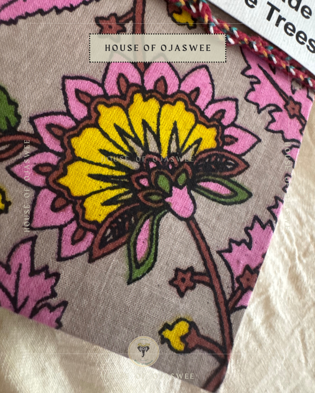 Fabric Diary - Floral Print (Khakee)