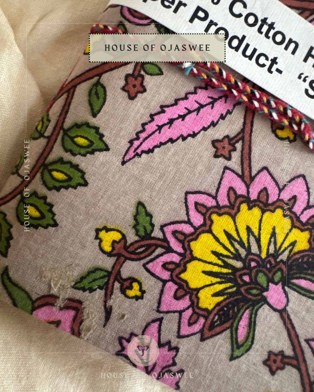 Fabric Diary - Floral Print (Khakee)