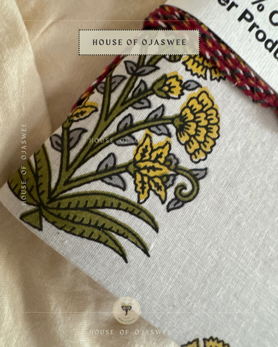 Fabric Diary - Floral Print (Beige)