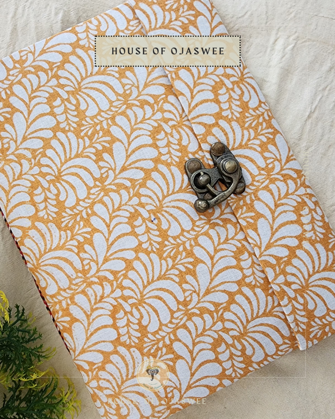 Fabric Diary - Abstract Print (Leaf)