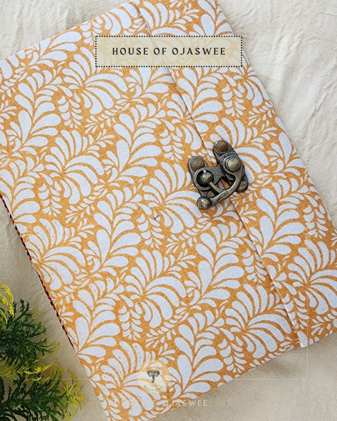 Fabric Diary - Abstract Print (Leaf)