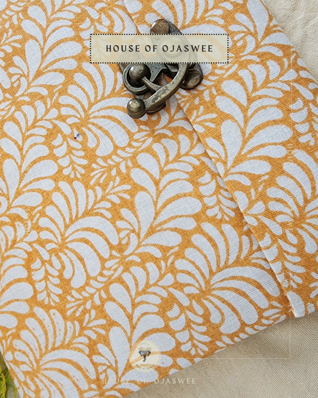 Fabric Diary - Abstract Print (Leaf)
