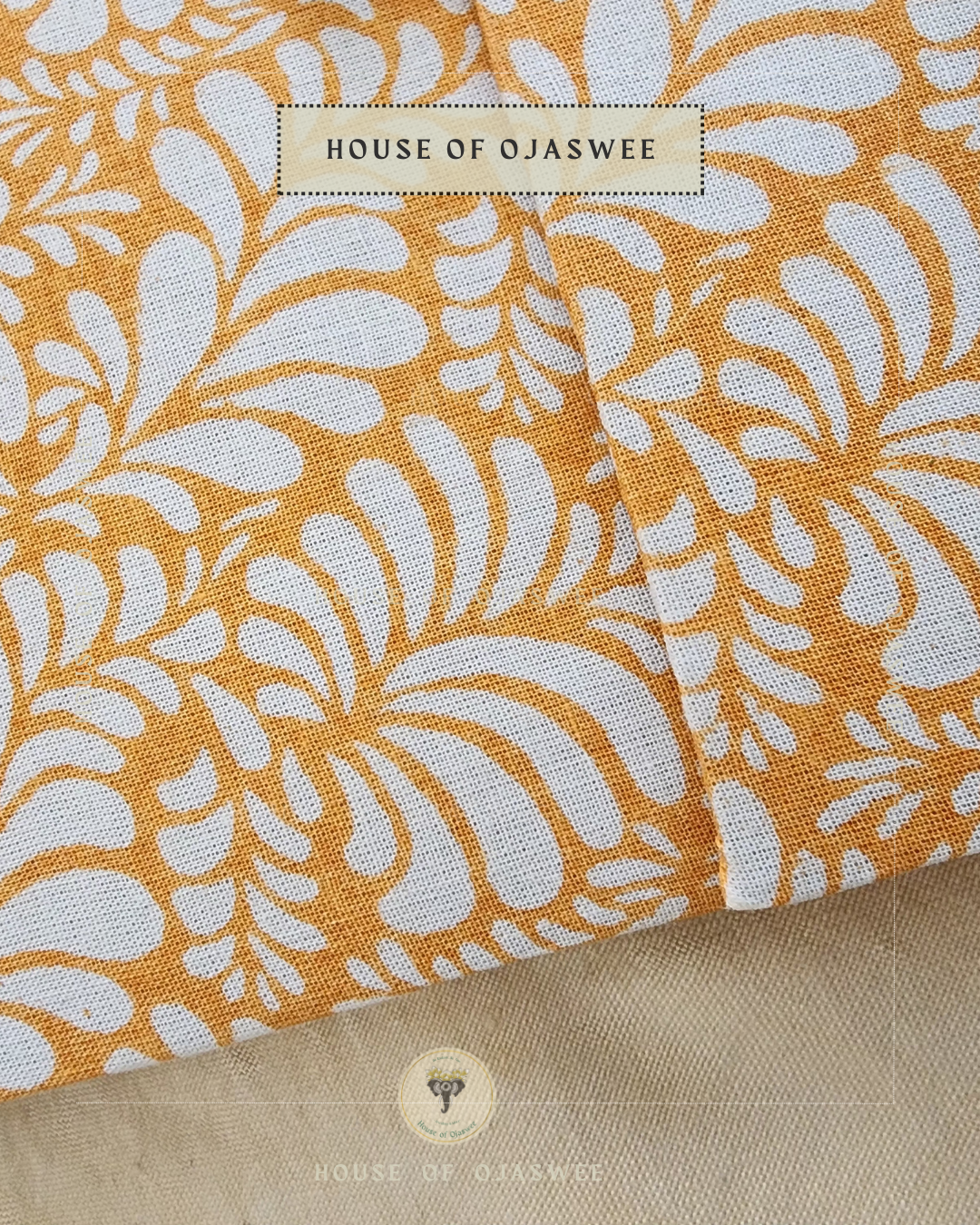 Fabric Diary - Abstract Print (Leaf)