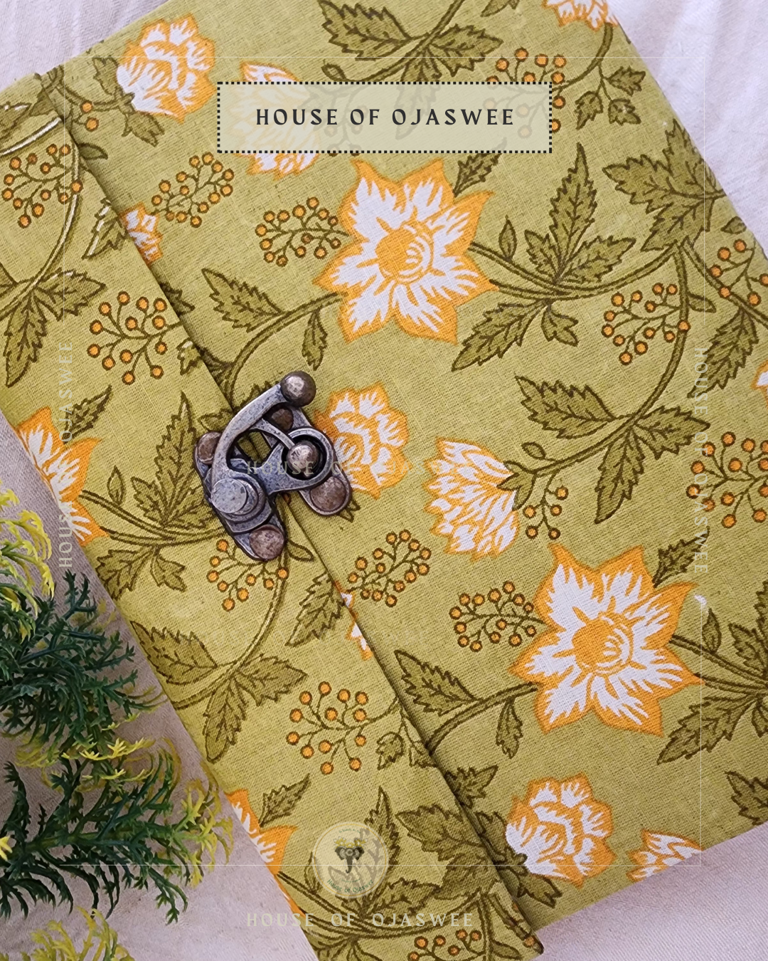 Fabric Diary - Floral Print (Green)