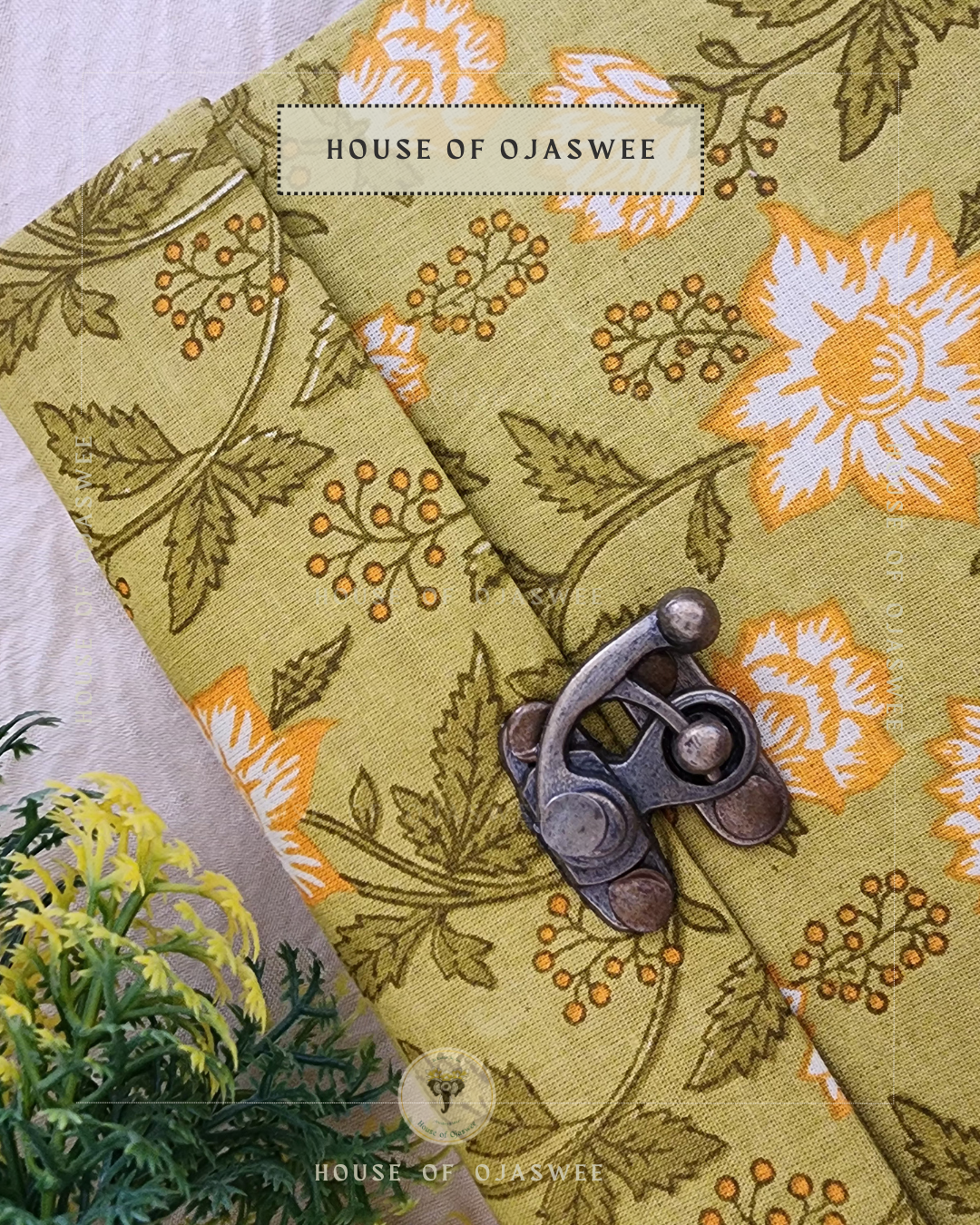 Fabric Diary - Floral Print (Green)